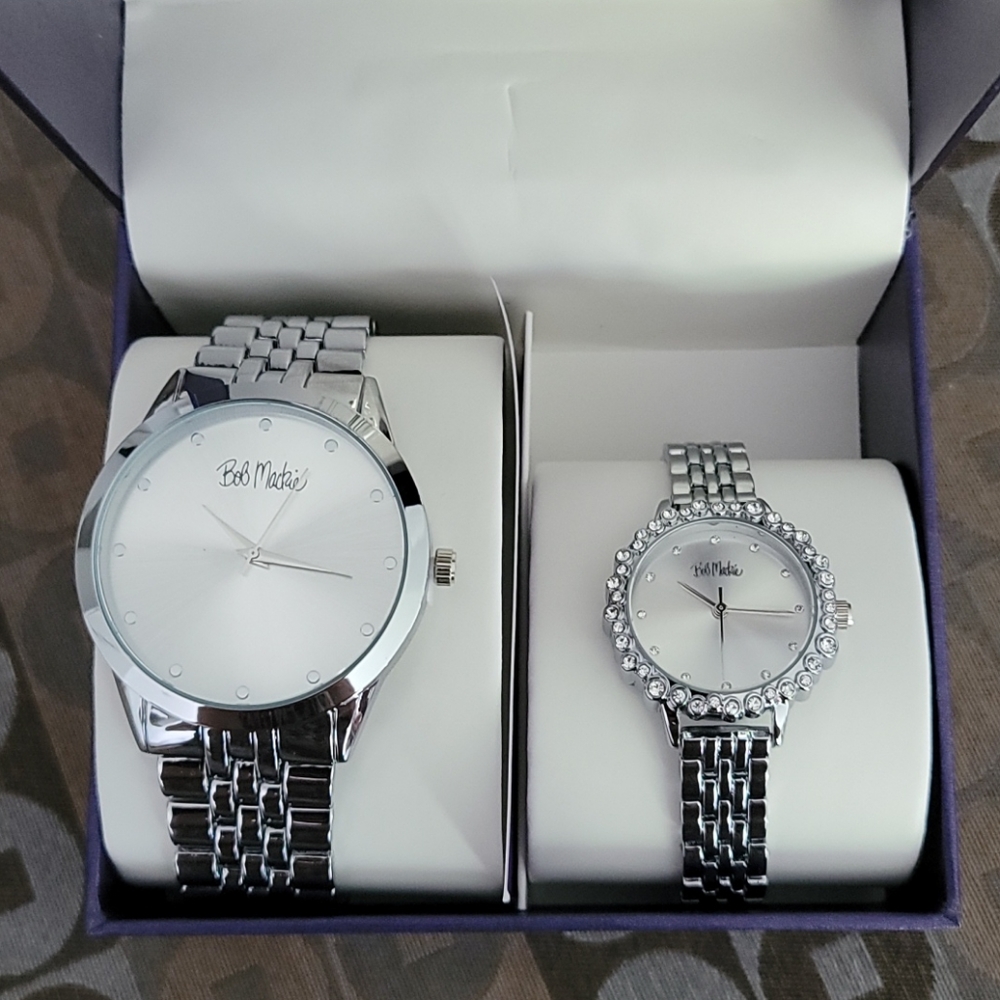 NWT Bob Mackie His/Hers Watches